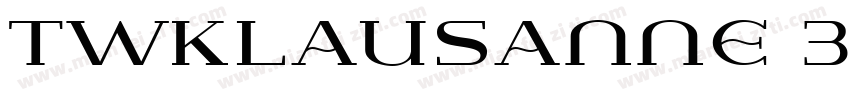 TWKLausanne 300字体转换